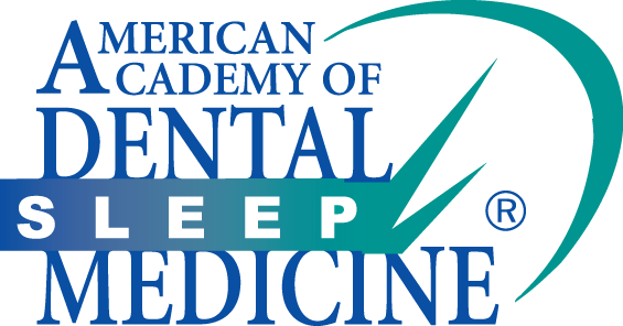 American Academy of Dental Sleep Medicine logo in blue and teal