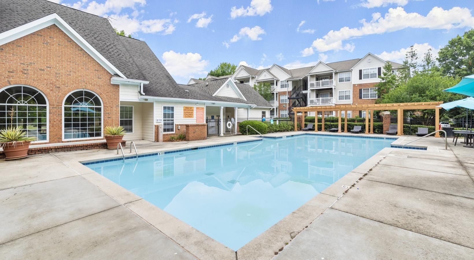 Pool with clubhouse access at the Aubrey