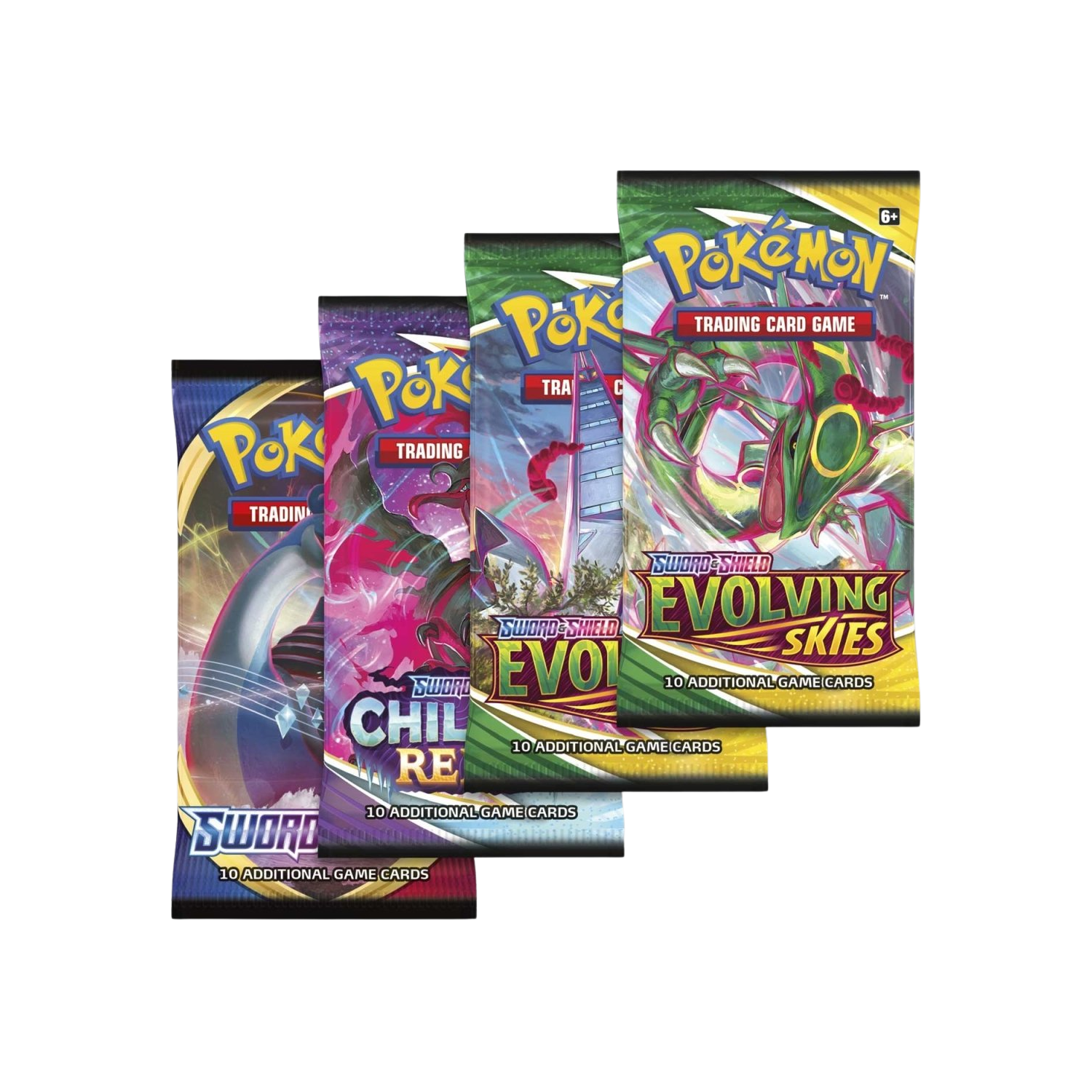 Pokemon TCG Mewtwo V-Union Special Collection box with Mewtwo graphic and booster packs.