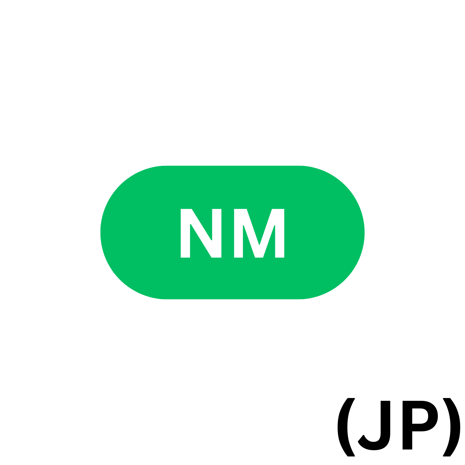 Green button with white text 