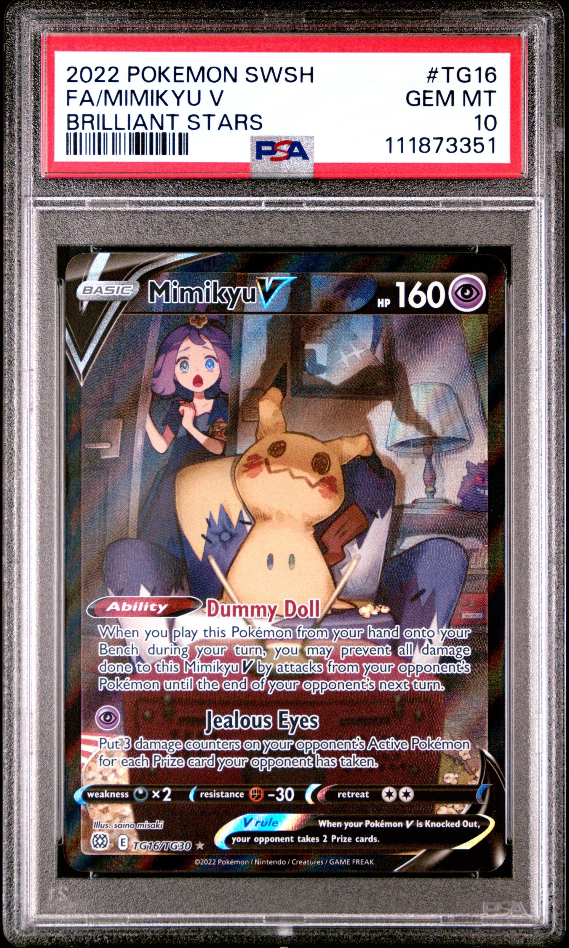 #TG16 MIMIKYU V PSA 10