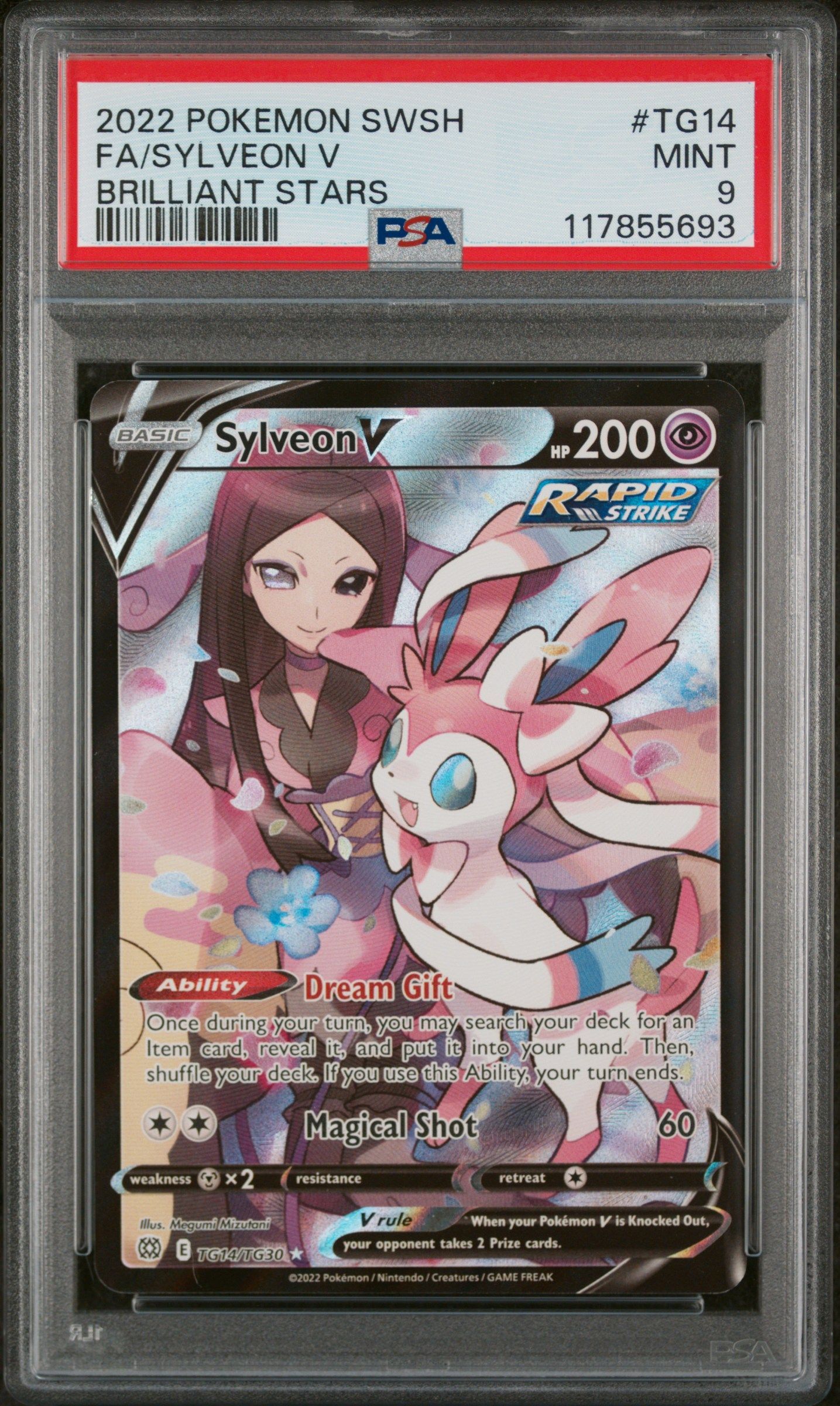 #TG14 SYLVEON V PSA 9