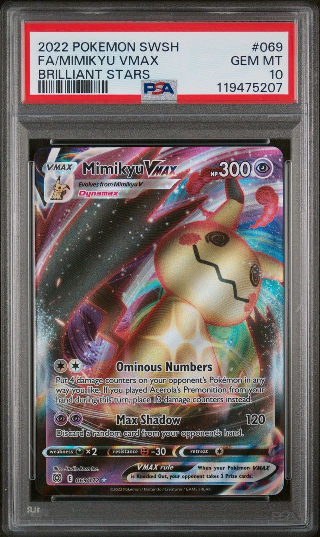 069 MIMIKYU VMAX PSA 10