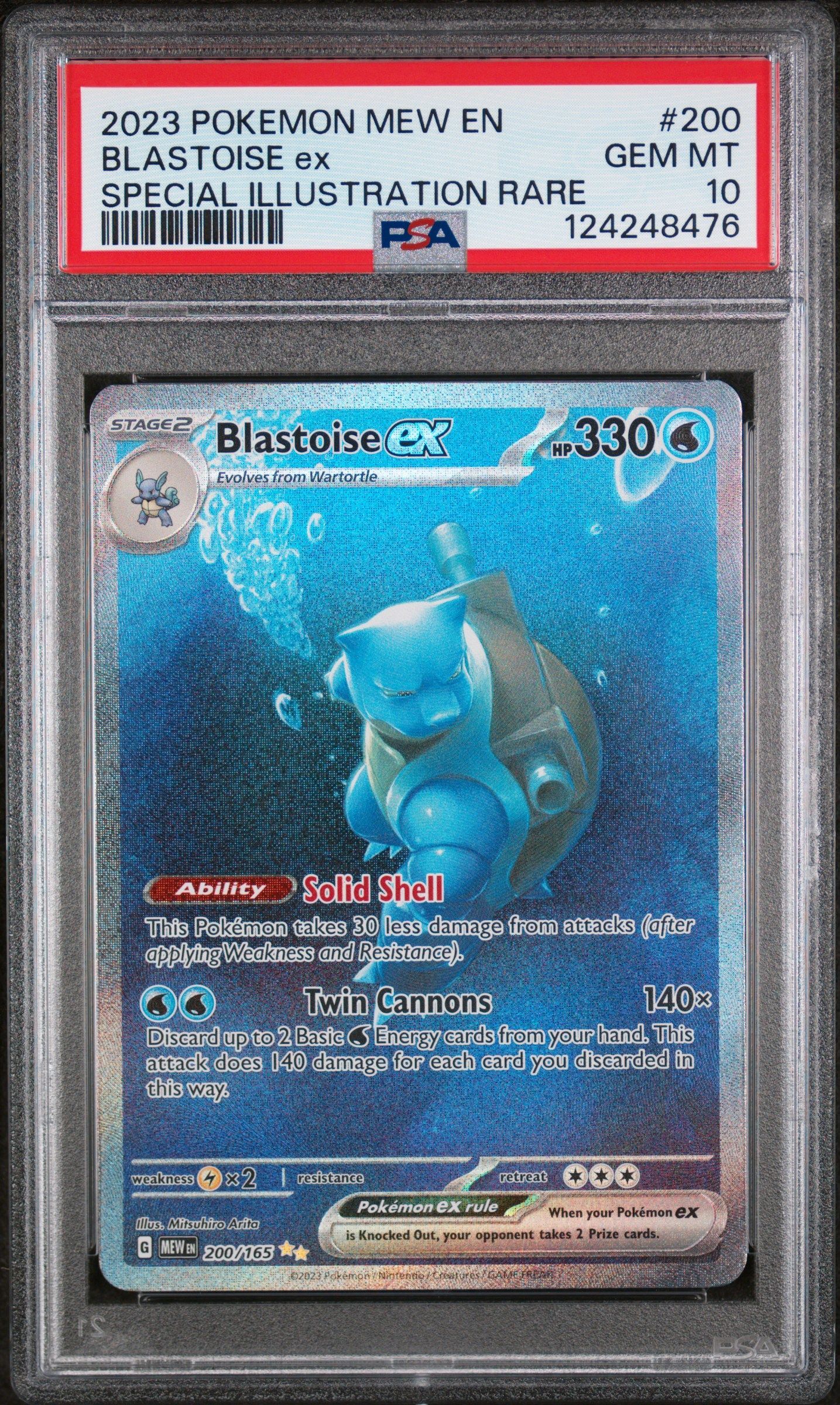 #200 BLASTOISE EX PSA 10