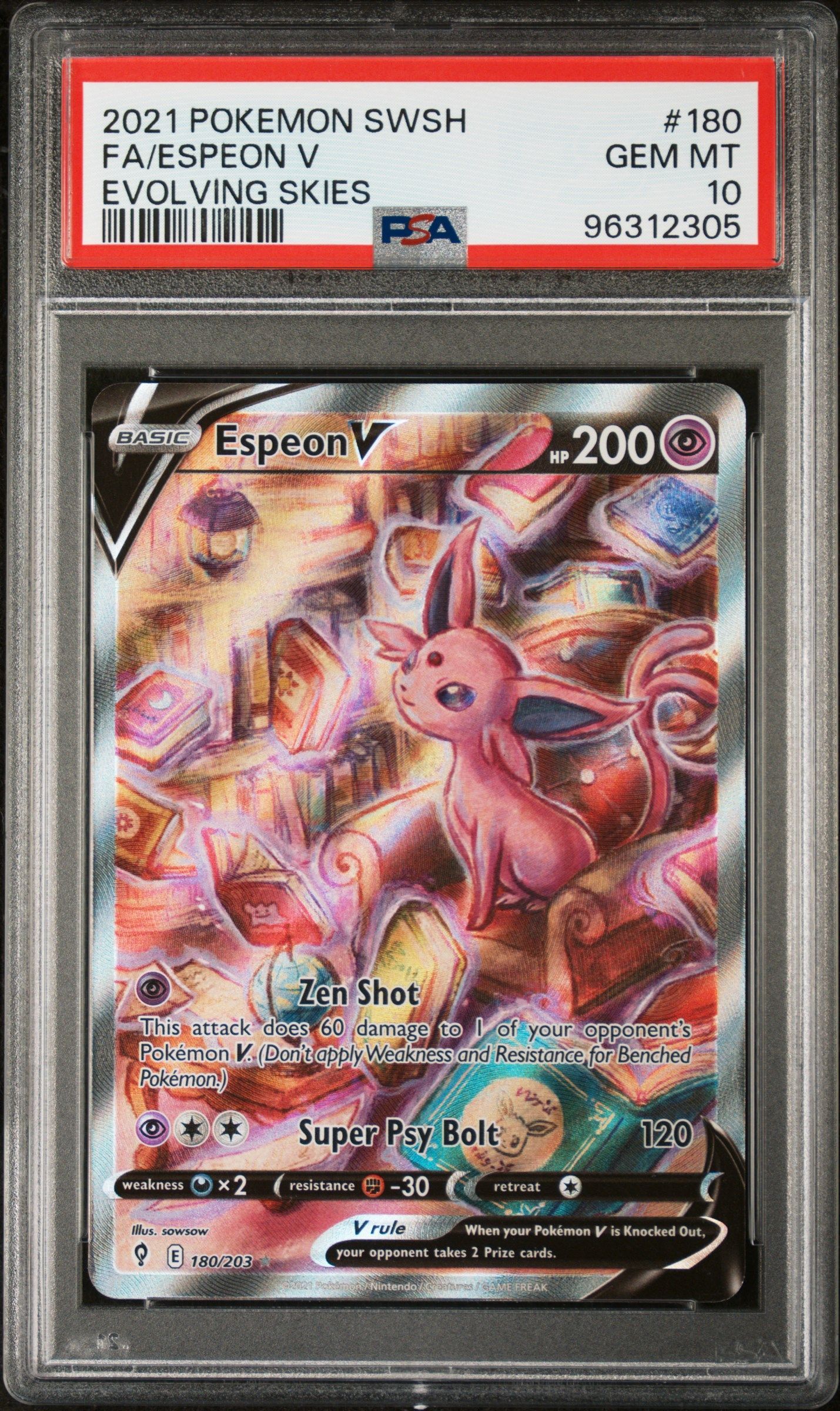 #180 ESPEON V PSA 10
