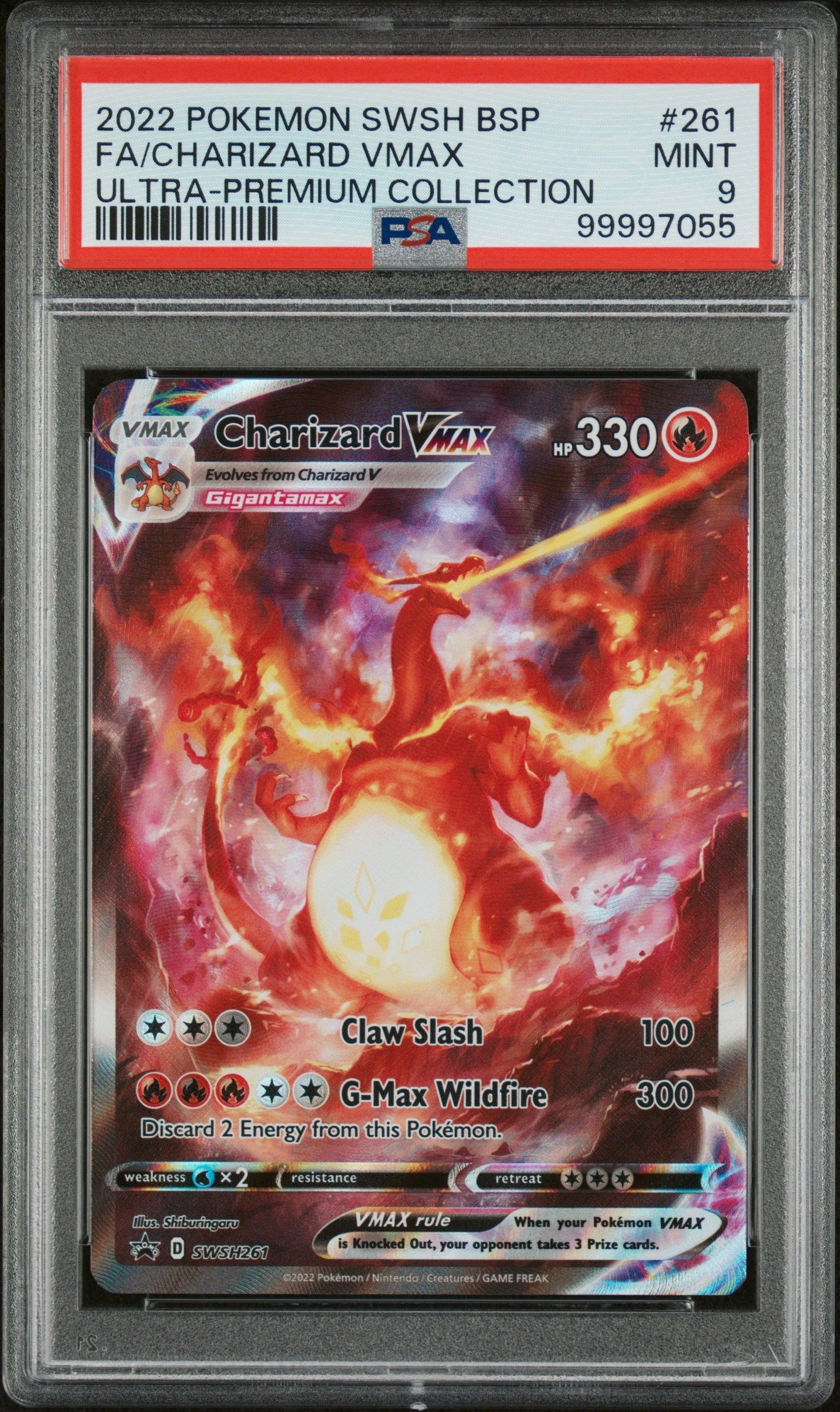 #261 CHARIZARD VMAX PSA 9