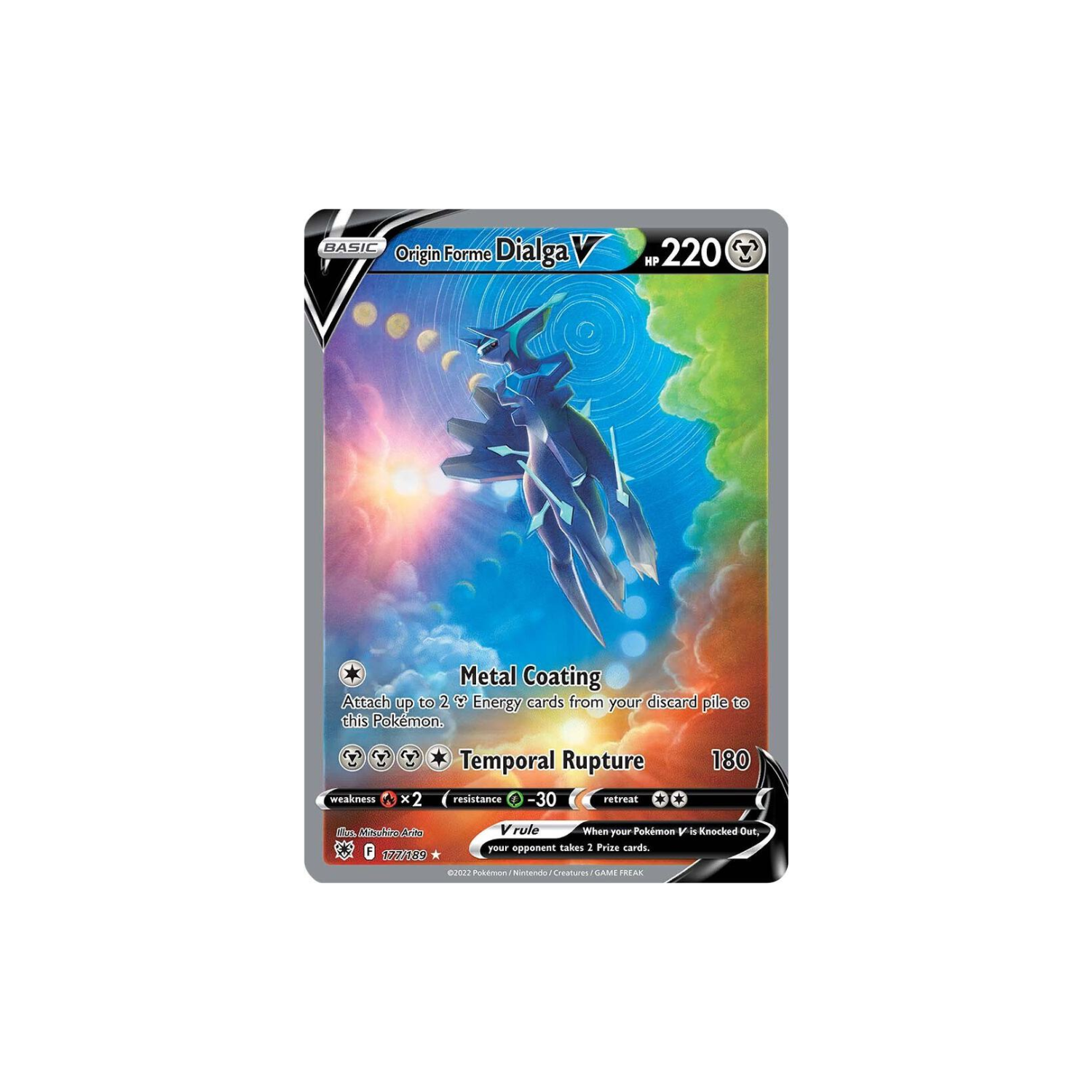 Origin Forme Dialga V (Alternate Full Art) #SWSH10