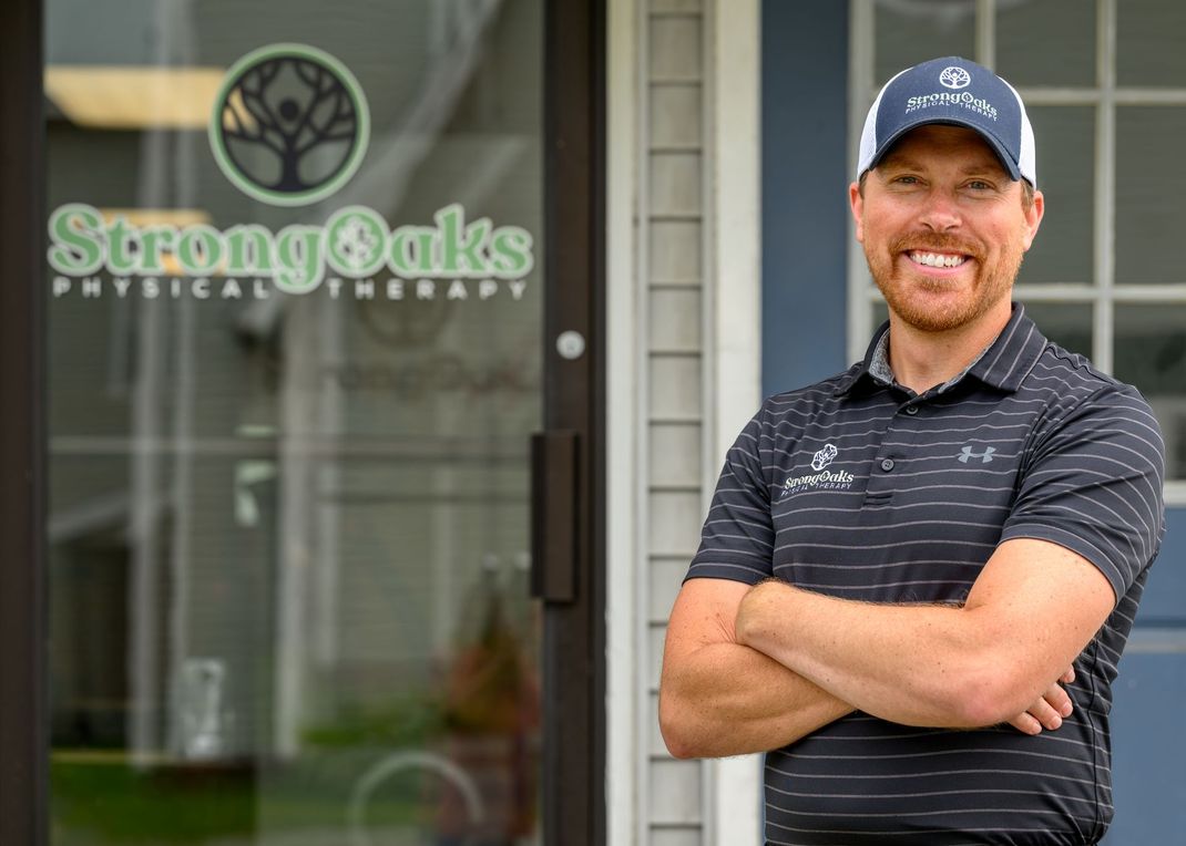 Dan Wheeler, co-owner of Strong Oaks Physical Therapy in St. Johnsbury, VT