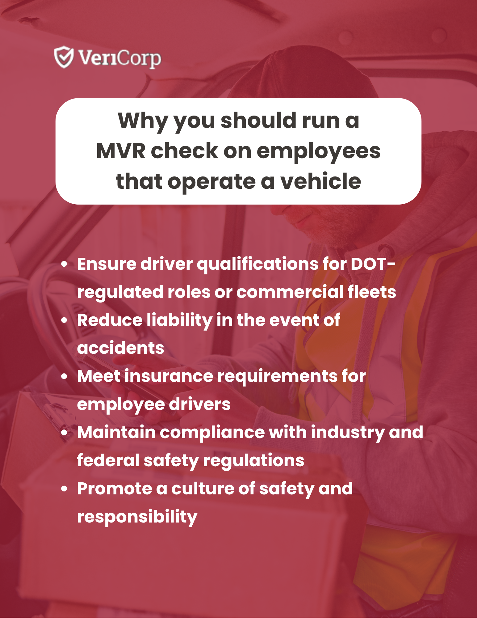 MVR checks