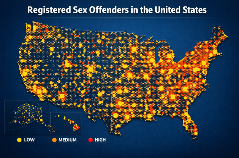 registered sex offender map