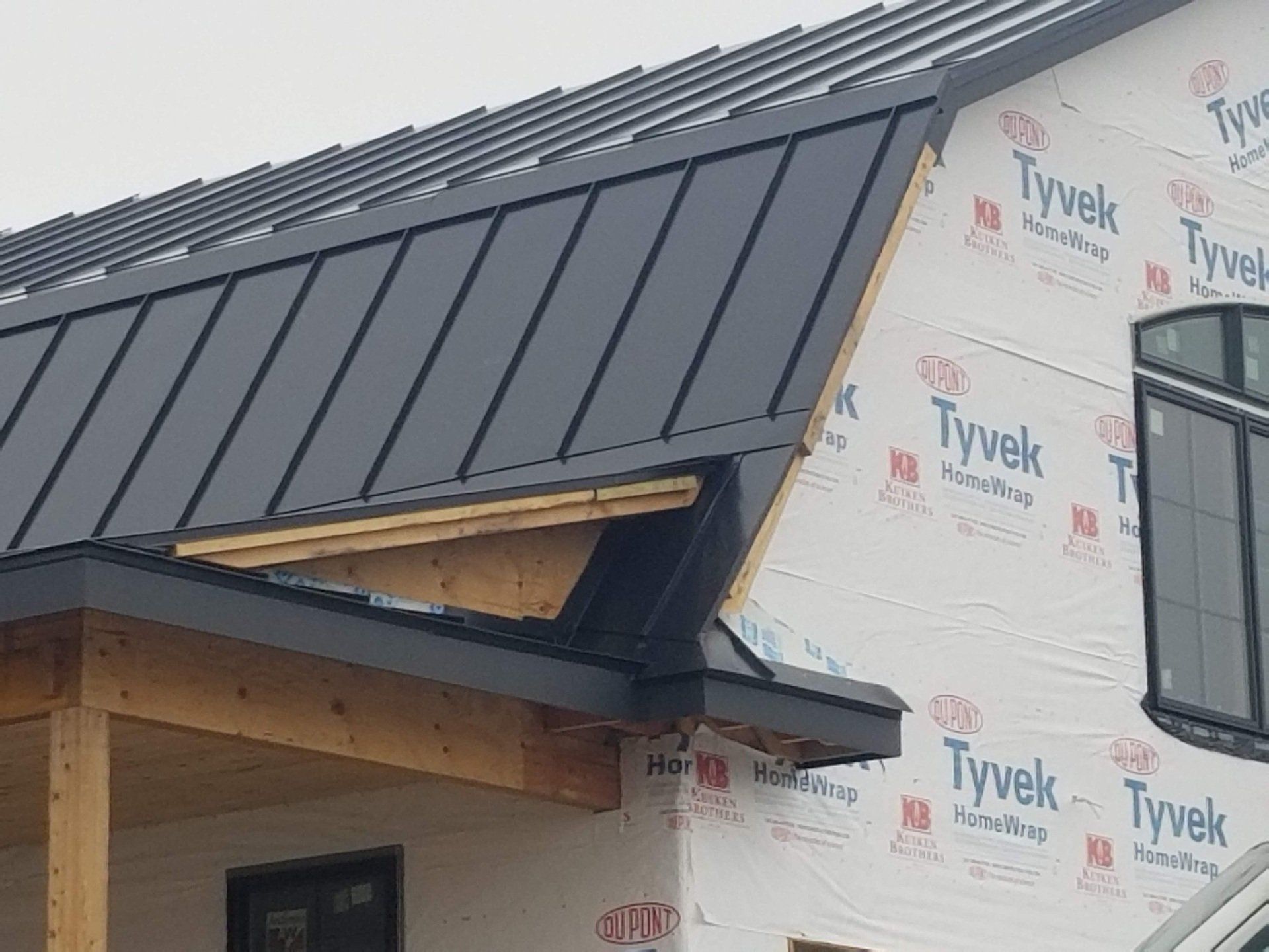 Man Installing New Roof — Kingston, NY — ProBend Corp Custom Exteriors