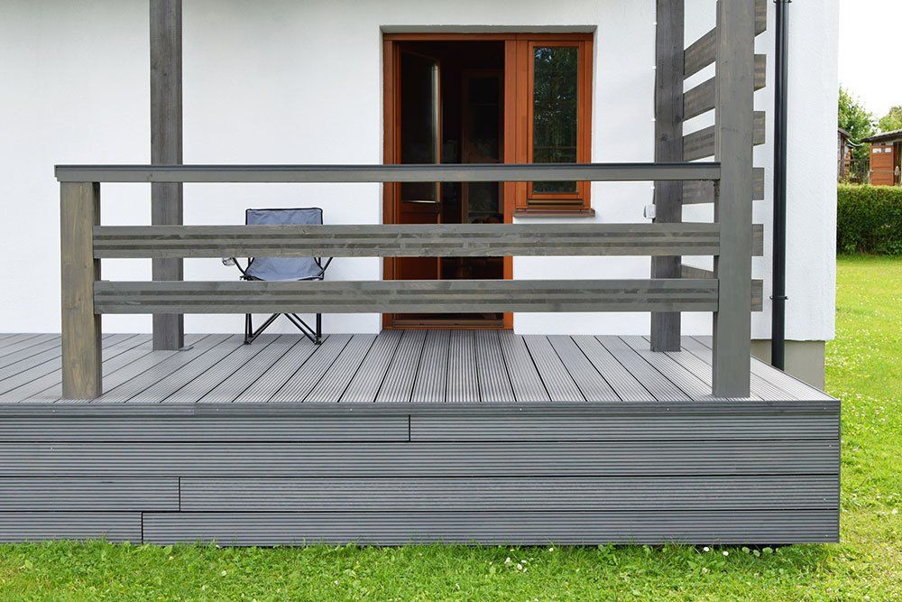 Gray Deck Area — Kingston, NY — ProBend Corp Custom Exteriors