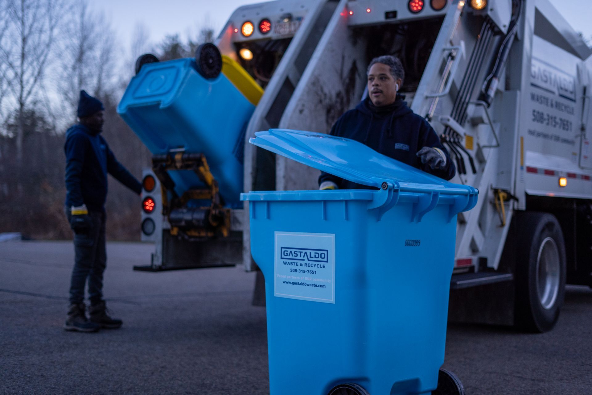 Gastaldo Workers and Garbage Truck