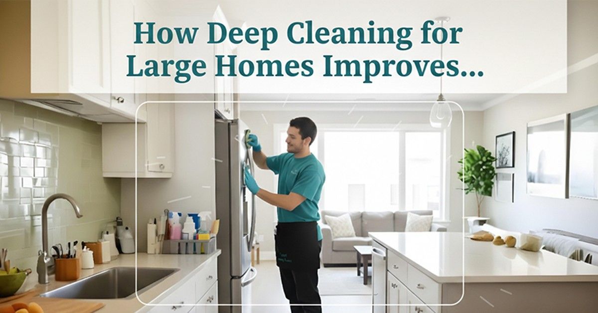 Deep cleaning for large homes kalamazoo	