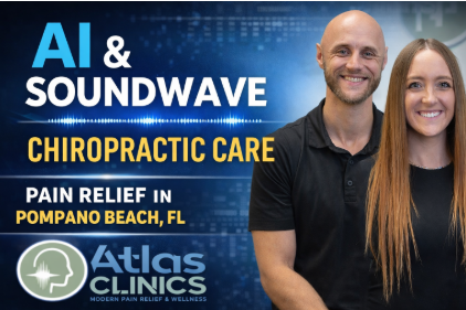 Drs. Samantha Carney & Daniel Hulsey, co-founders of Atlas Clinics, use AI and soundwave technology.