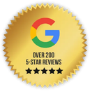 Over 200 Google Reviews