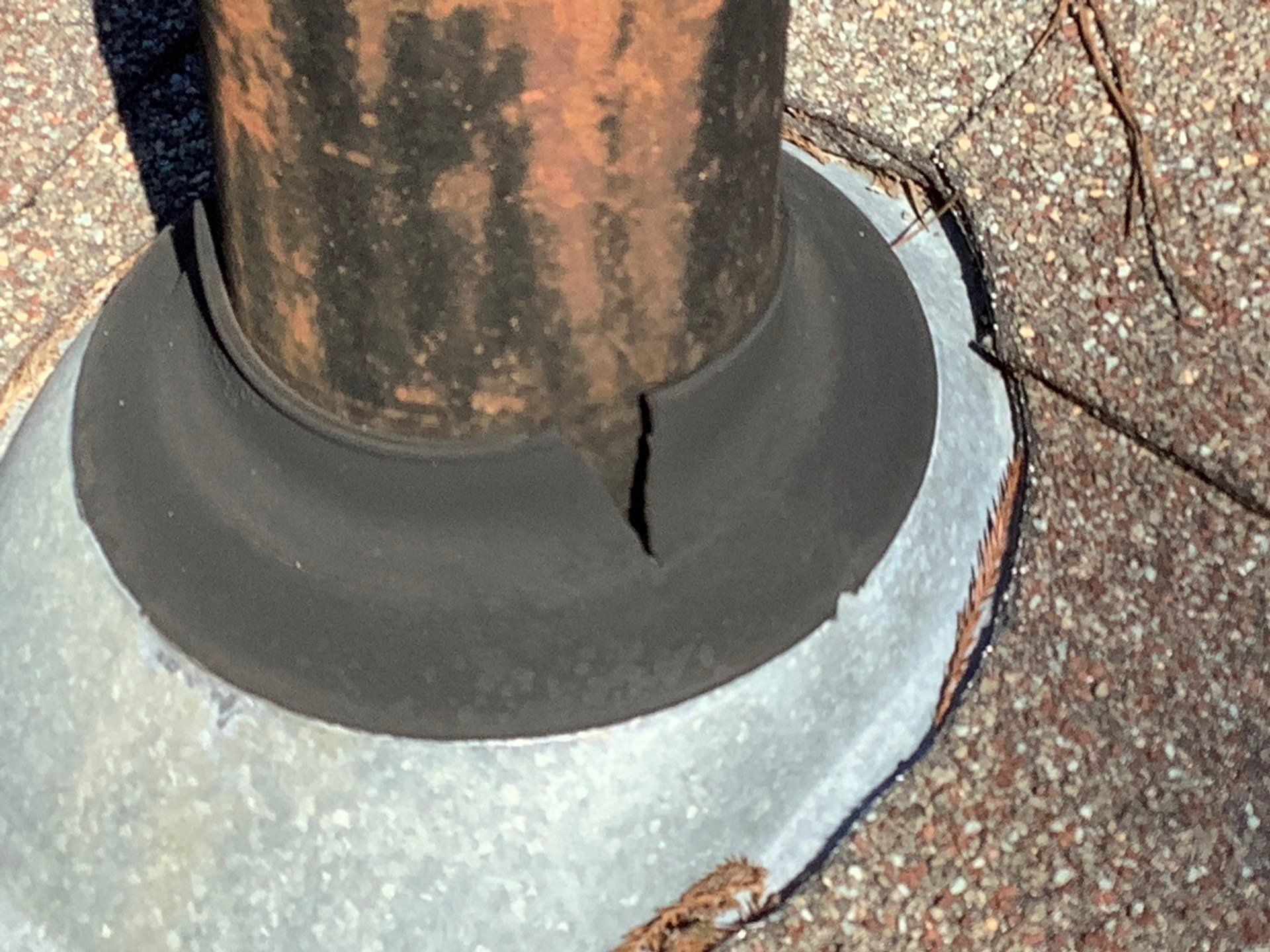 Torned Pipe Rubber — Texarkana, TX — Twin City Home Inspections Inc.