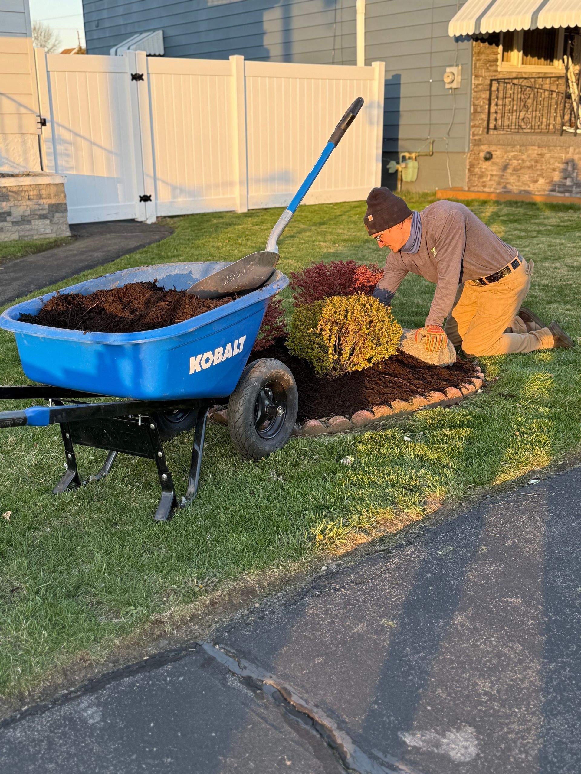 Commercial Flower Planting