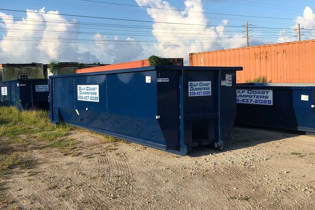 Dumpster Container — Naples, FL — Gulf Coast Dumpster Services