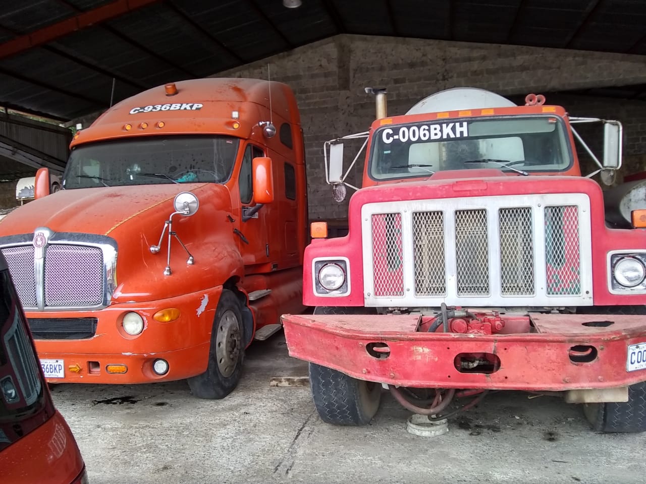 taller de transporte pesado