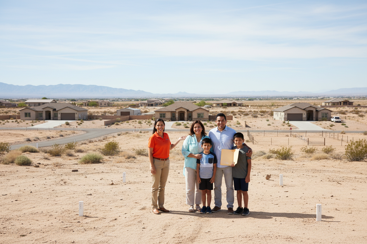 Desert landscape Valle Vista Nevada