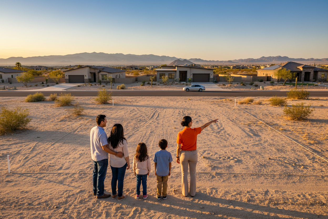 Valle Vista land with mountain backdrop