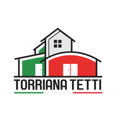 Logo: strutture edilizie nei colori della bandiera italiana (verde, bianco, rosso) con la scritta
