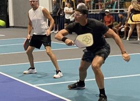 REALTOR Jay Granieri of Fort Lauderdale, Fla., plays pickleball