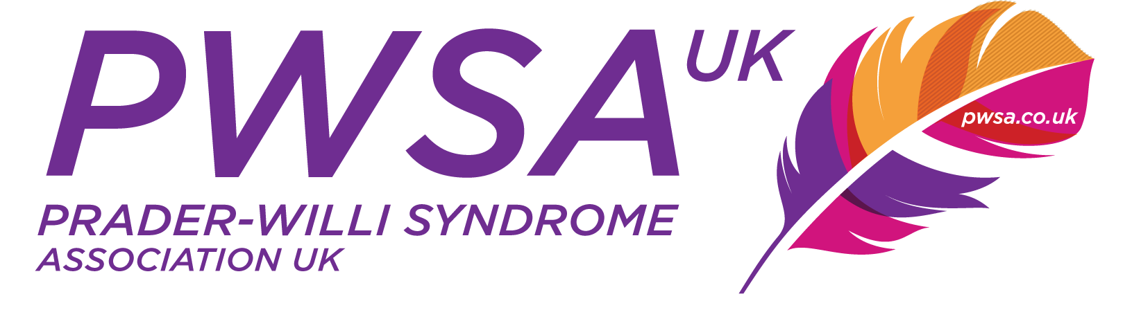 A logo for pwsa uk prader willi syndrome association uk