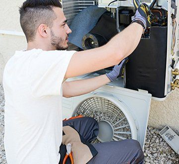 Electrician Installing AC in Residential -  Stapleford Electric in Wilmington, DE