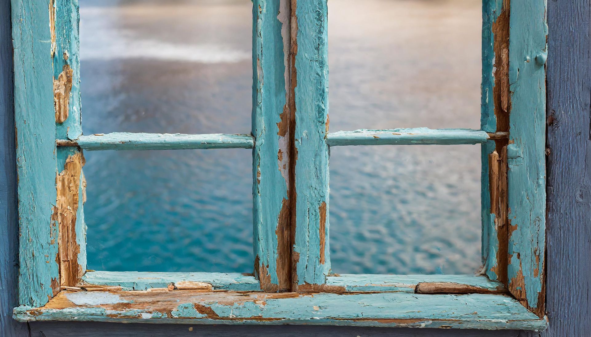 a blue window with a view of lake jordan, alabama .