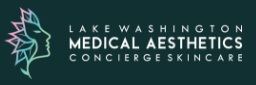 A logo for lake washington medical aesthetics concierge skincare