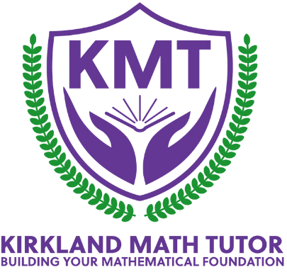 The logo for kirkland math tutor building your mathematical foundation
