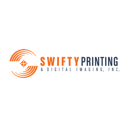 A logo for swifty printing and digital imaging inc.