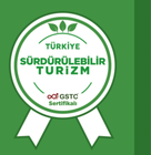 Green badge with