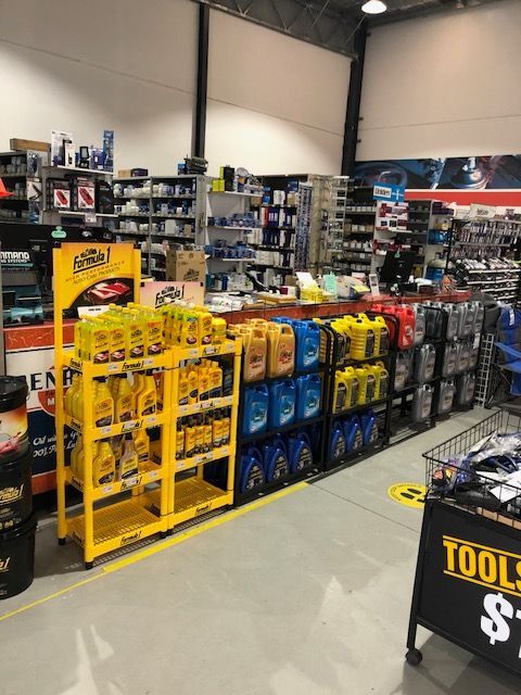 A Store Filled With Lots Of Different Types Of Oil — Auto Spares Morisset In Morisset, NSW
