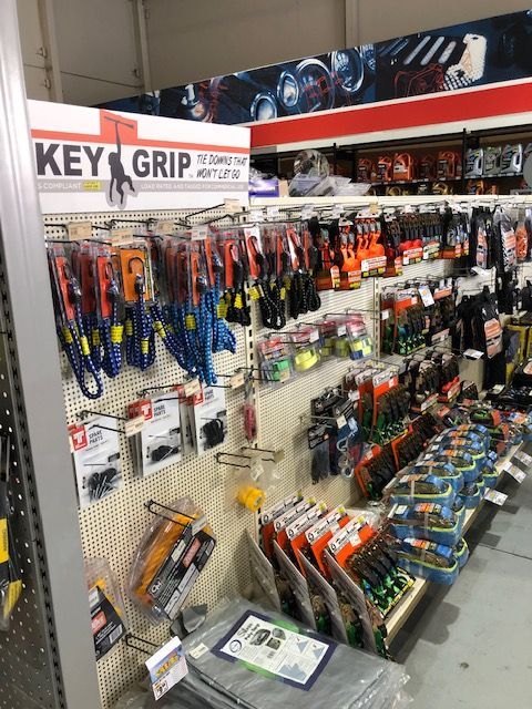 A Display Of Tools In A Store With A Sign That Says Key Grip — Auto Spares Morisset In Morisset, NSW
