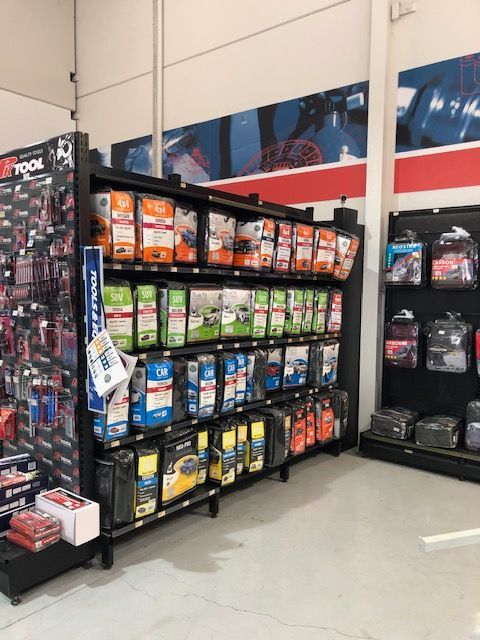 A Store Filled With Lots Of Products Including Batteries — Auto Spares Morisset In Morisset, NSW