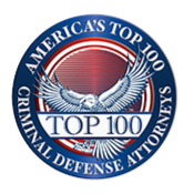 The logo for america 's top 100 criminal defense attorneys