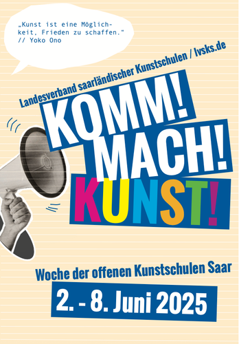 Komm mit, mach Kunst!
