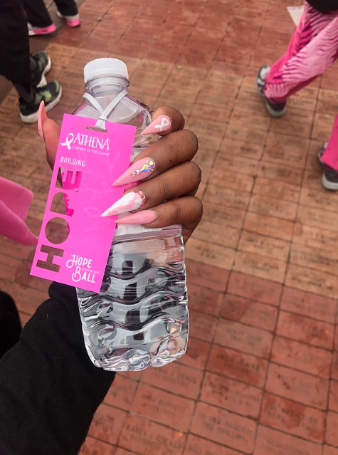 Dymond's Breast Cancer Awareness Nails