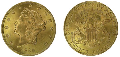 $20 Liberty Gold Piece (1850-1907)