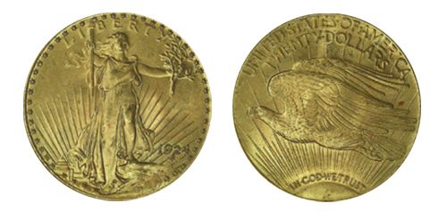 $20 St. Gaudens Gold Piece (1907-1933)