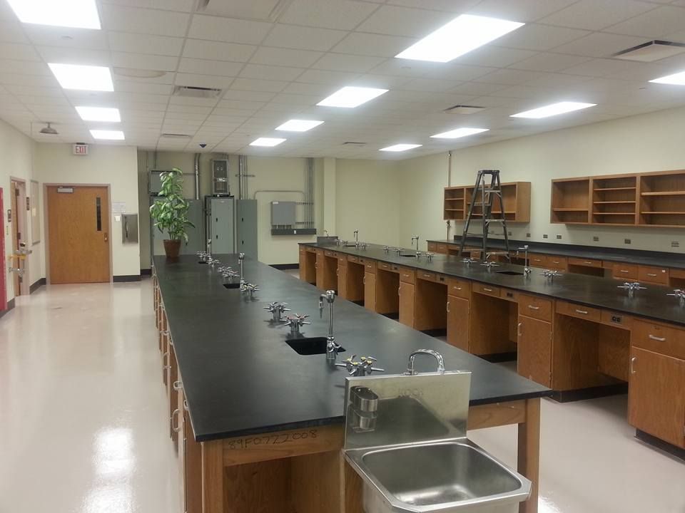 clean laboratory room