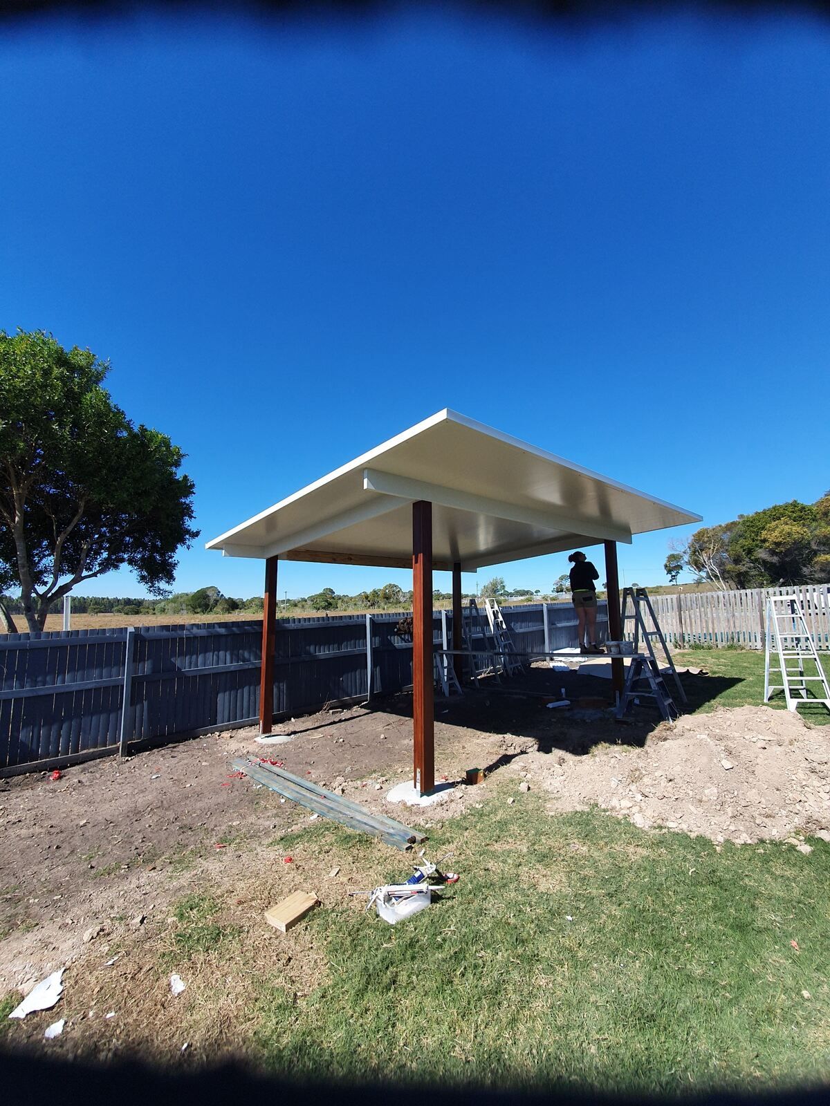 A Large Room with A Circular Ceiling Is Being Remodeled — A Brush With Colour in Urraween, QLD