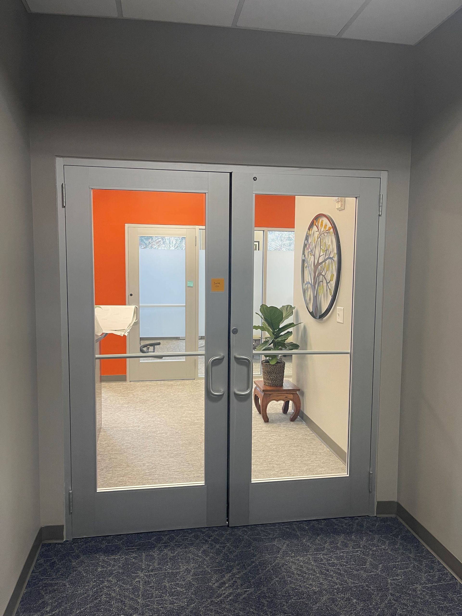 Office Door Before - Lithia Springs, GA - TLWT LLC