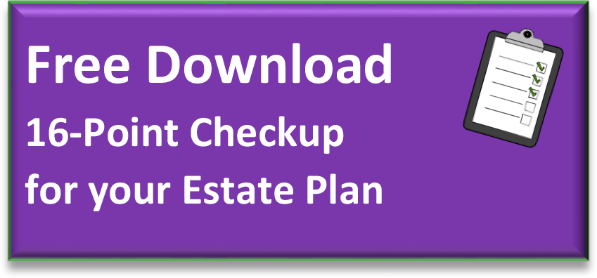 free download 16-point checkup for your estate plan