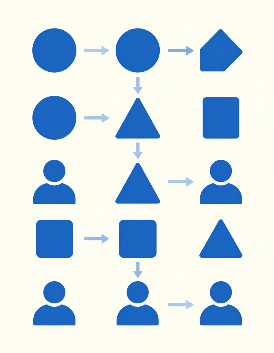 Schematische Darstellung eines Workshops