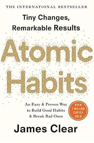 Atomic Habits book cover