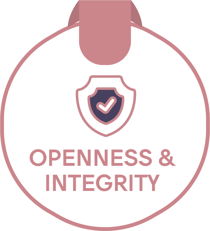 Brentnalls SA values openness and integrity key tag three.